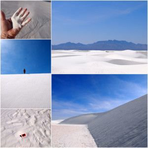 white sands