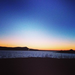 Evening at Brantley Lake