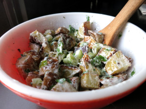 Grilled Lemony Potato Salad