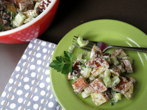 Grilled Lemony Potato Salad