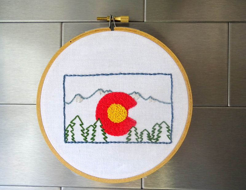 Colorado State Pattern ~ WanderingThreadsEmbroidery.com